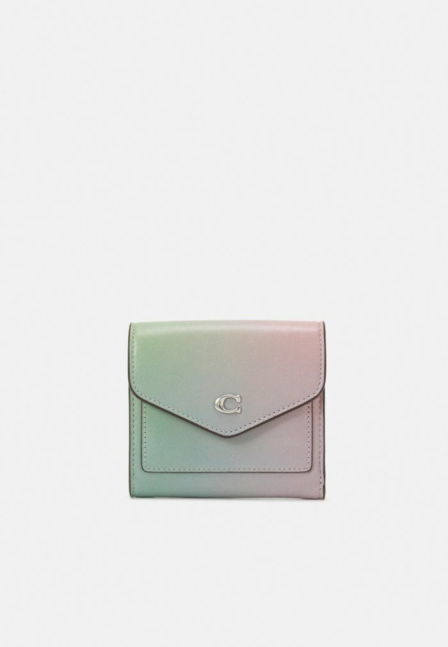 Hot Outlet Coach Ombre Small Wallet Wallet Pale Pistachio Multi