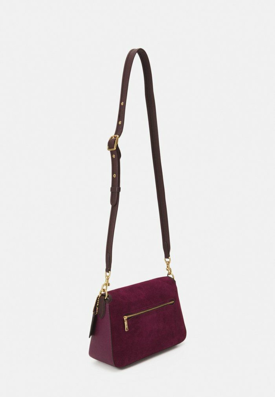 Best Wholesale Coach With Flap Soft Tabby Shoulder Bag Handbag Deep Berry