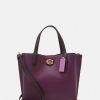 Best Outlet Coach Willow Tote Handbag Deep Berry