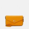 Best Hot Sale Coach Crossgrain Wyn Crossbody Across Body Bag Papaya