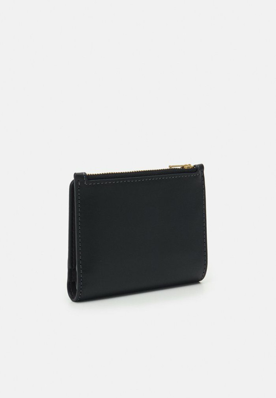 Clearance Cheapest Coach Refined Bifold Snap Wallet Wallet Black