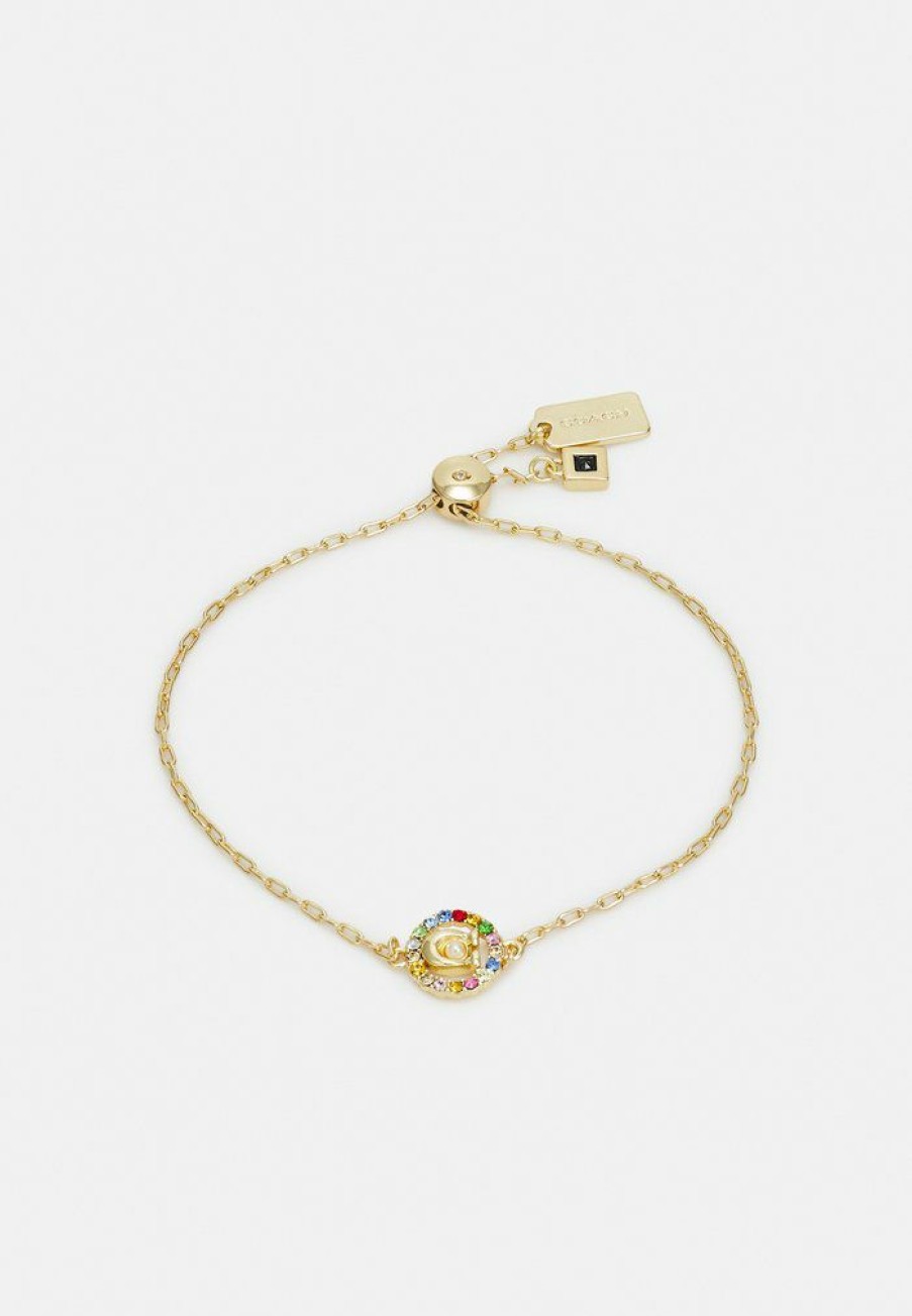 Online Deals Coach Slider Bracelet Bracelet Gold-Coloured/Multicolor