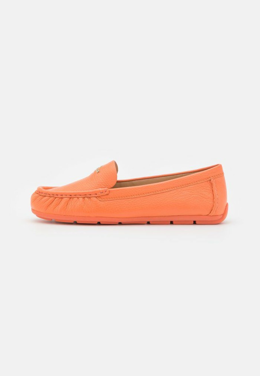 Best Outlet Coach Marley Driver Moccasins Tangerine