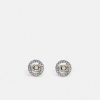 Hot Wholesale Coach Stud Earrings Earrings Silver-Coloured/Blue Multi