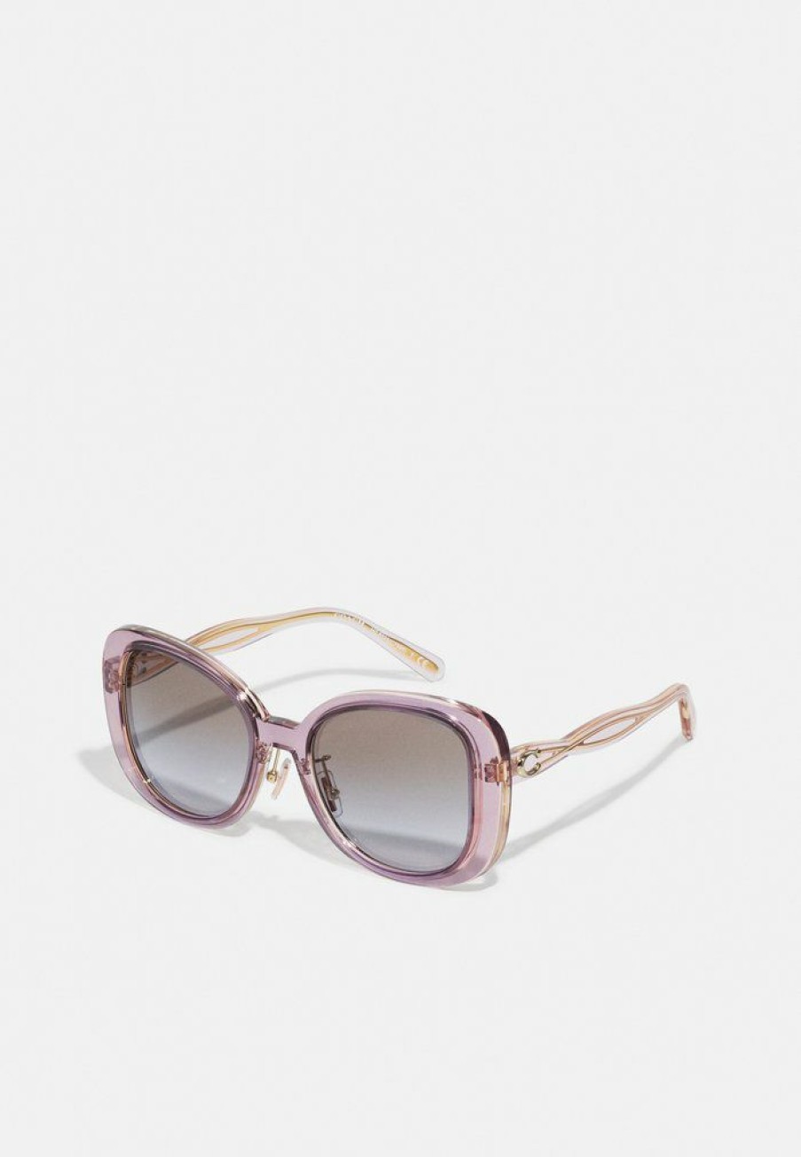 Wholesale Best Reviews Of Coach Sunglasses Transparent Lilac