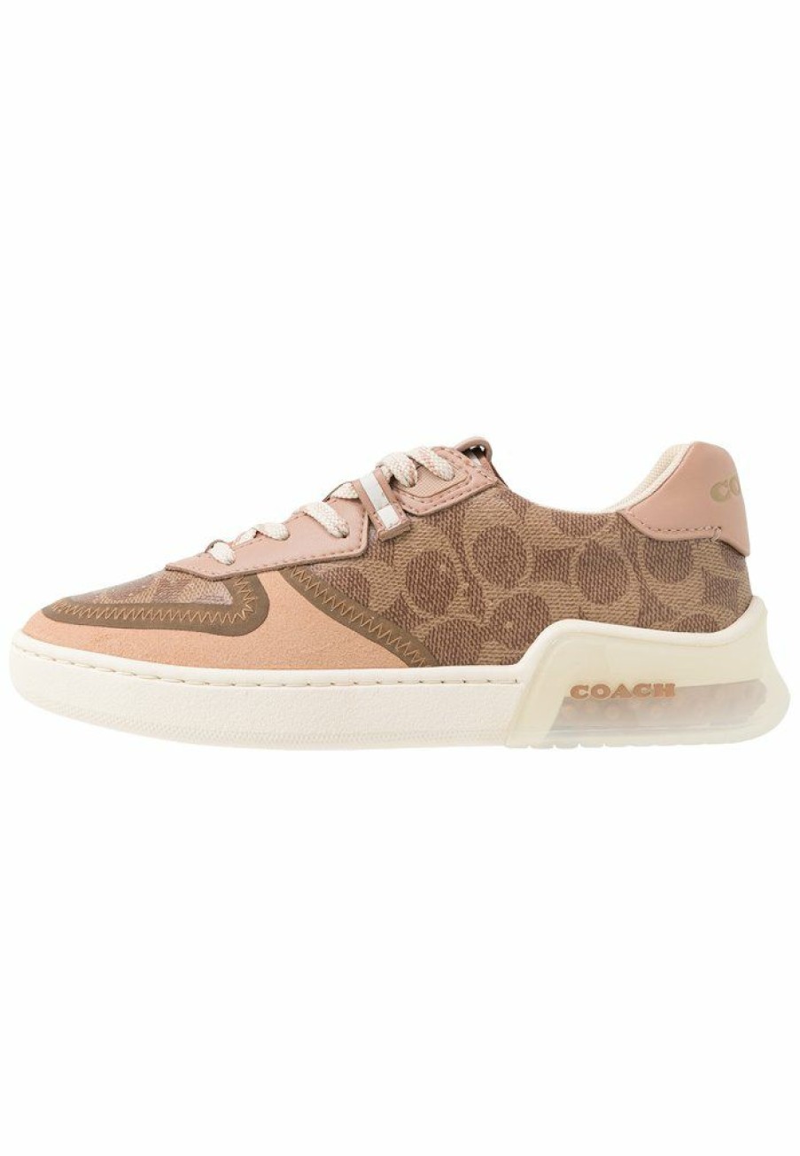 Wholesale Coupon Coach Citysole Court Trainers Tan/Beechwood