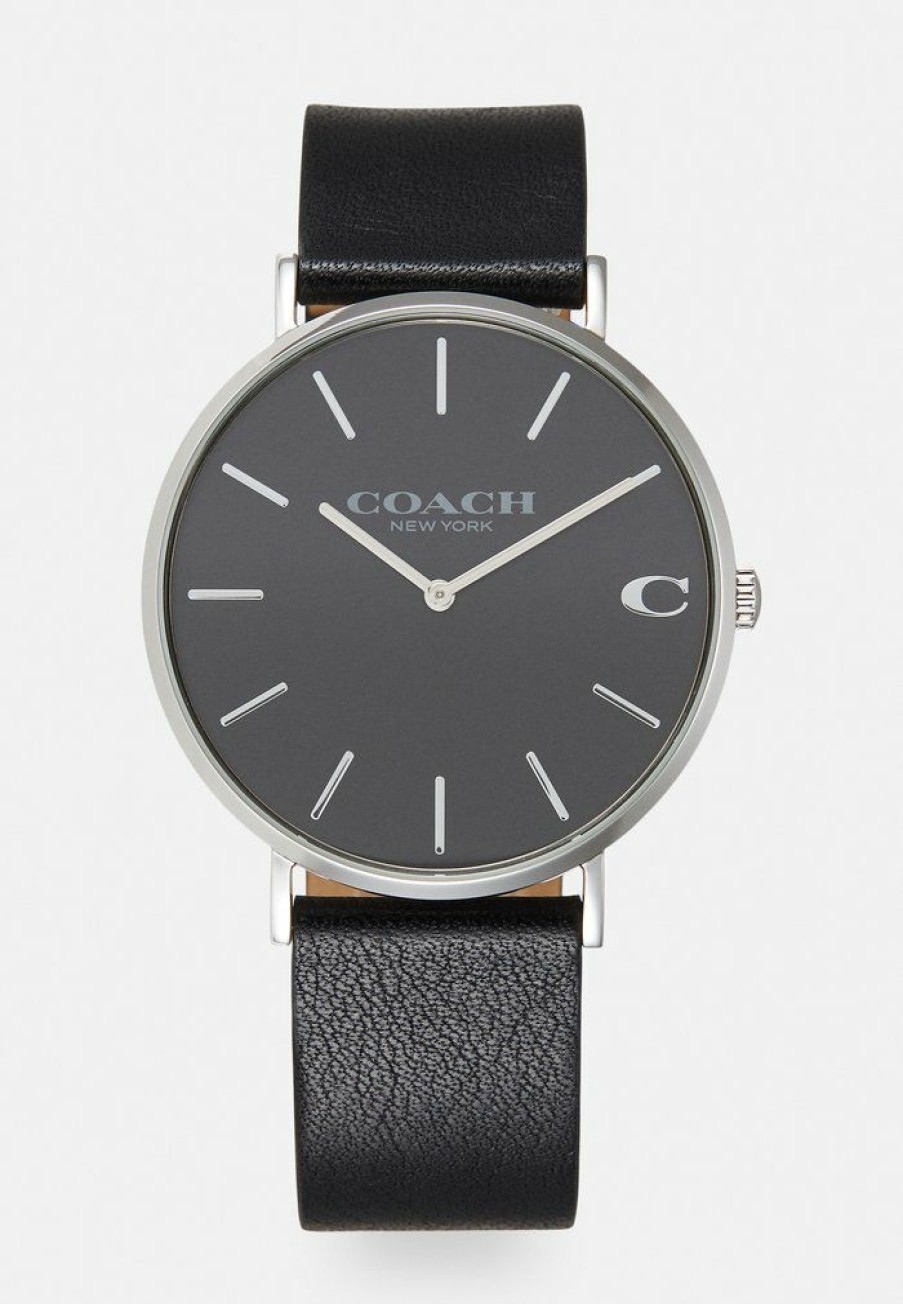 Hot Brand New Coach Charles Unisex Watch Black