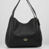 Wholesale Best Pirce Coach Polished Hadley Handbag Black