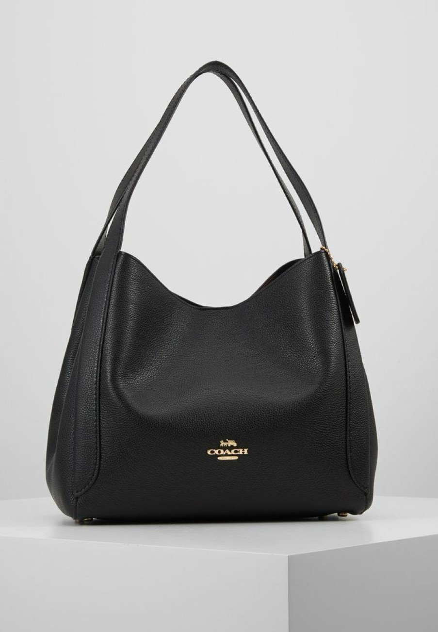 Wholesale Best Pirce Coach Polished Hadley Handbag Black