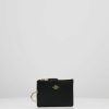 Clearance Buy Coach Crossgrain Mini Skinny Wallet Black