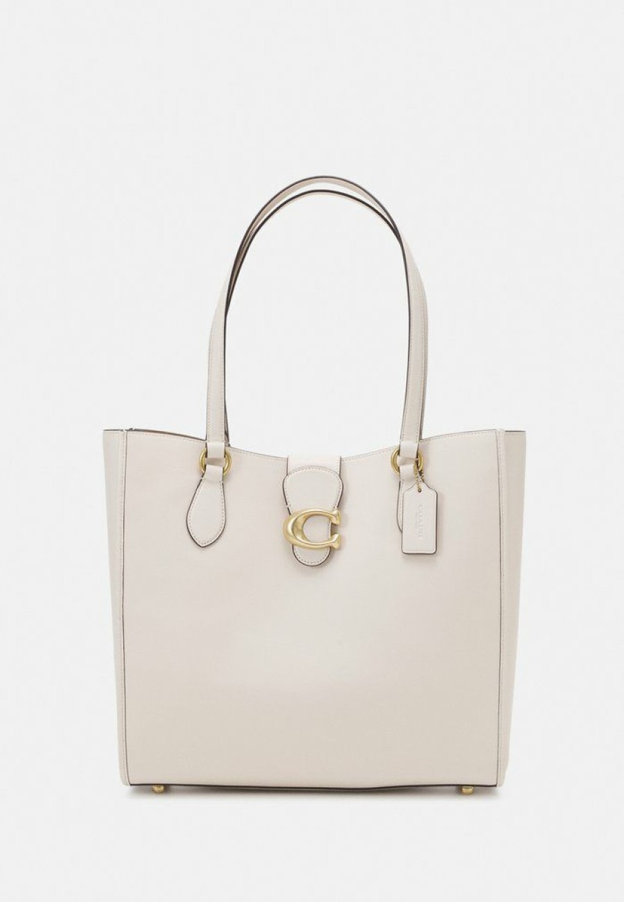 Clearance Buy Coach Soft Tabby Tote Tote Bag Chalk