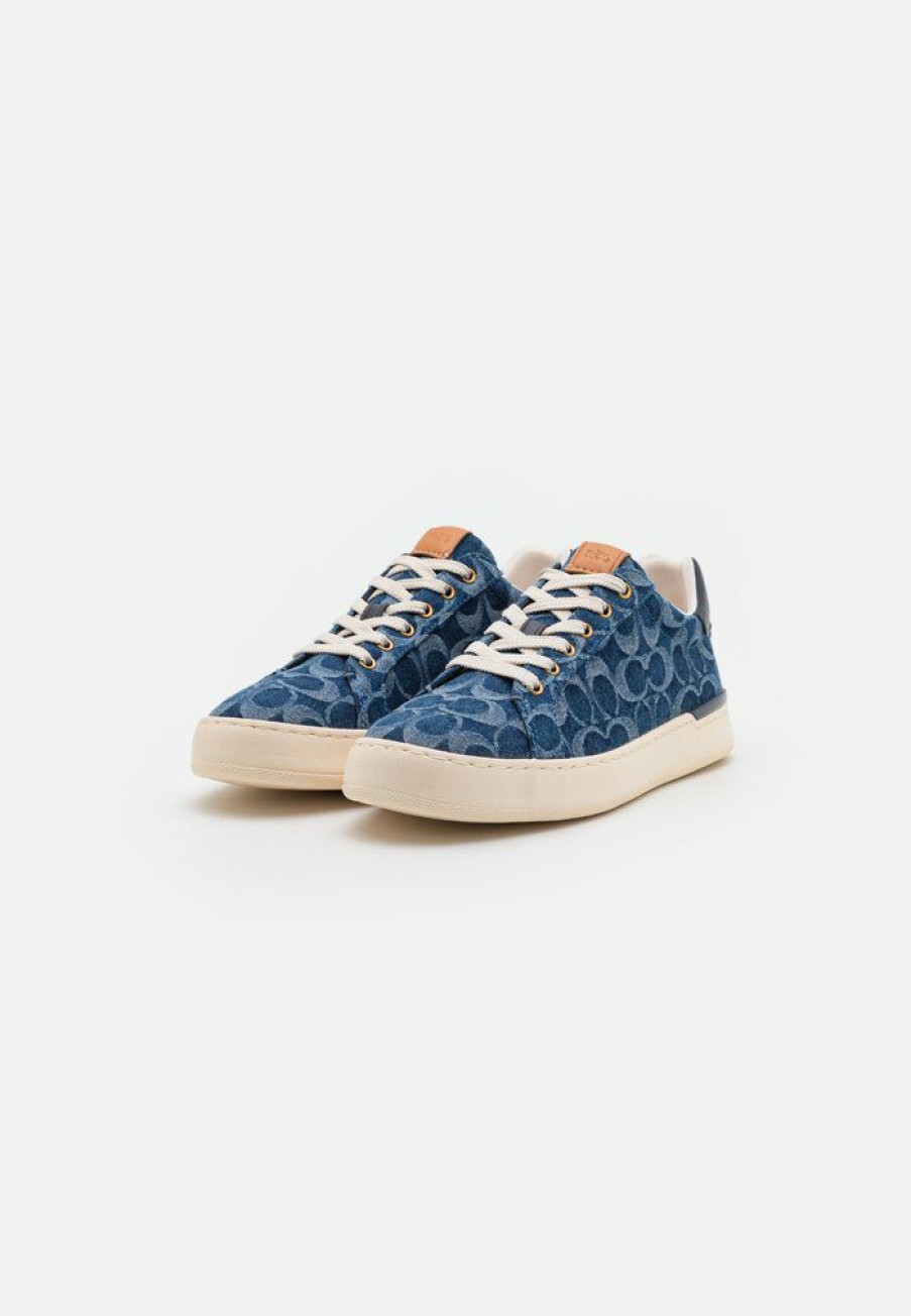 Clearance Best Sale Coach Trainers Indigo Denim/Midnight Navy