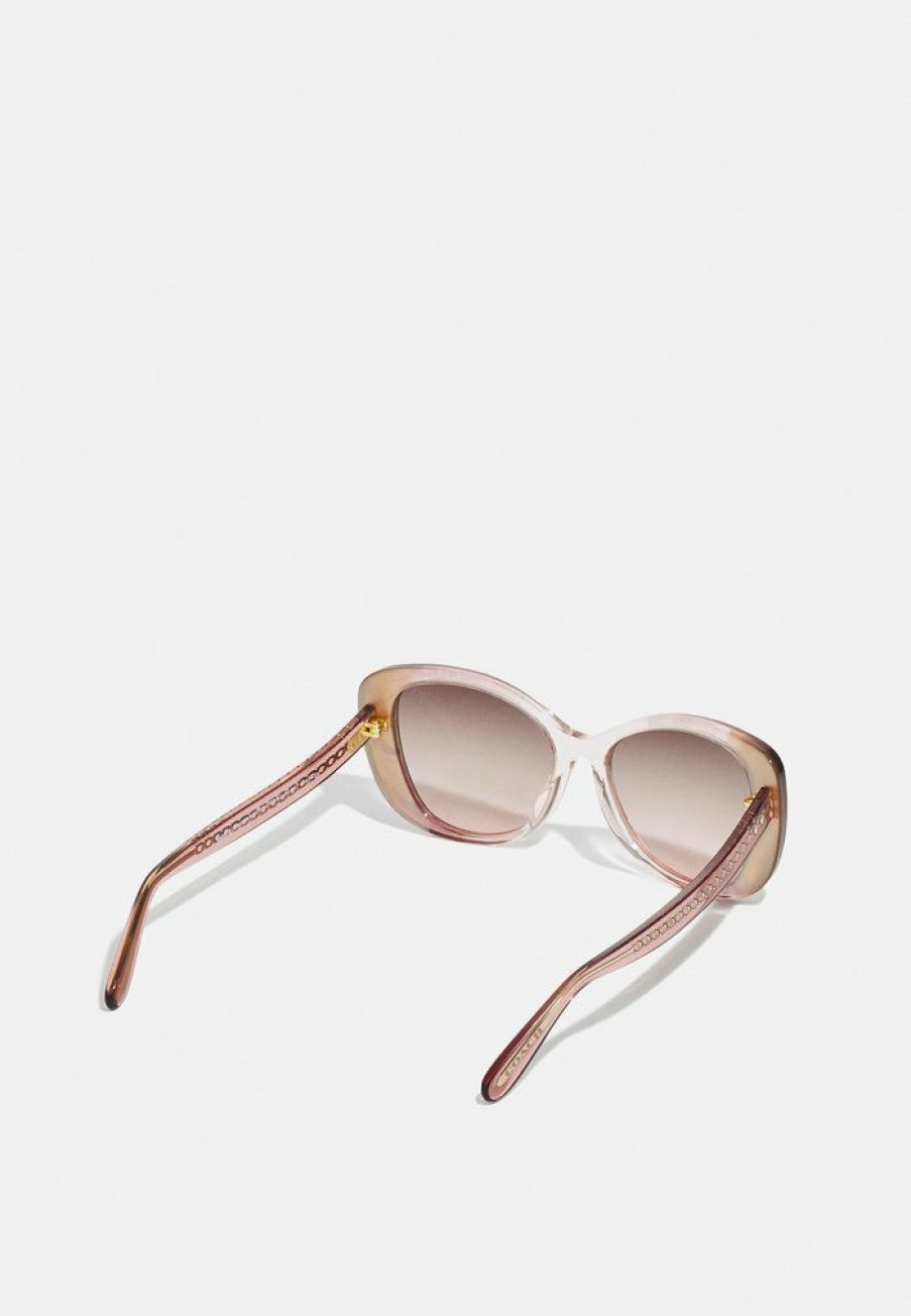 Clearance Best Sale Coach Sunglasses Brown/Pink Gradient