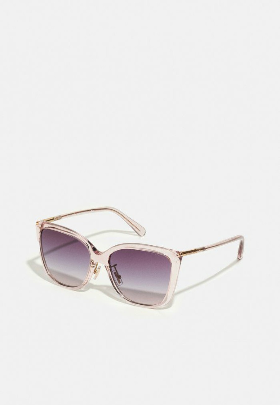 Clearance Wholesale Coach Sunglasses Transparent Pink