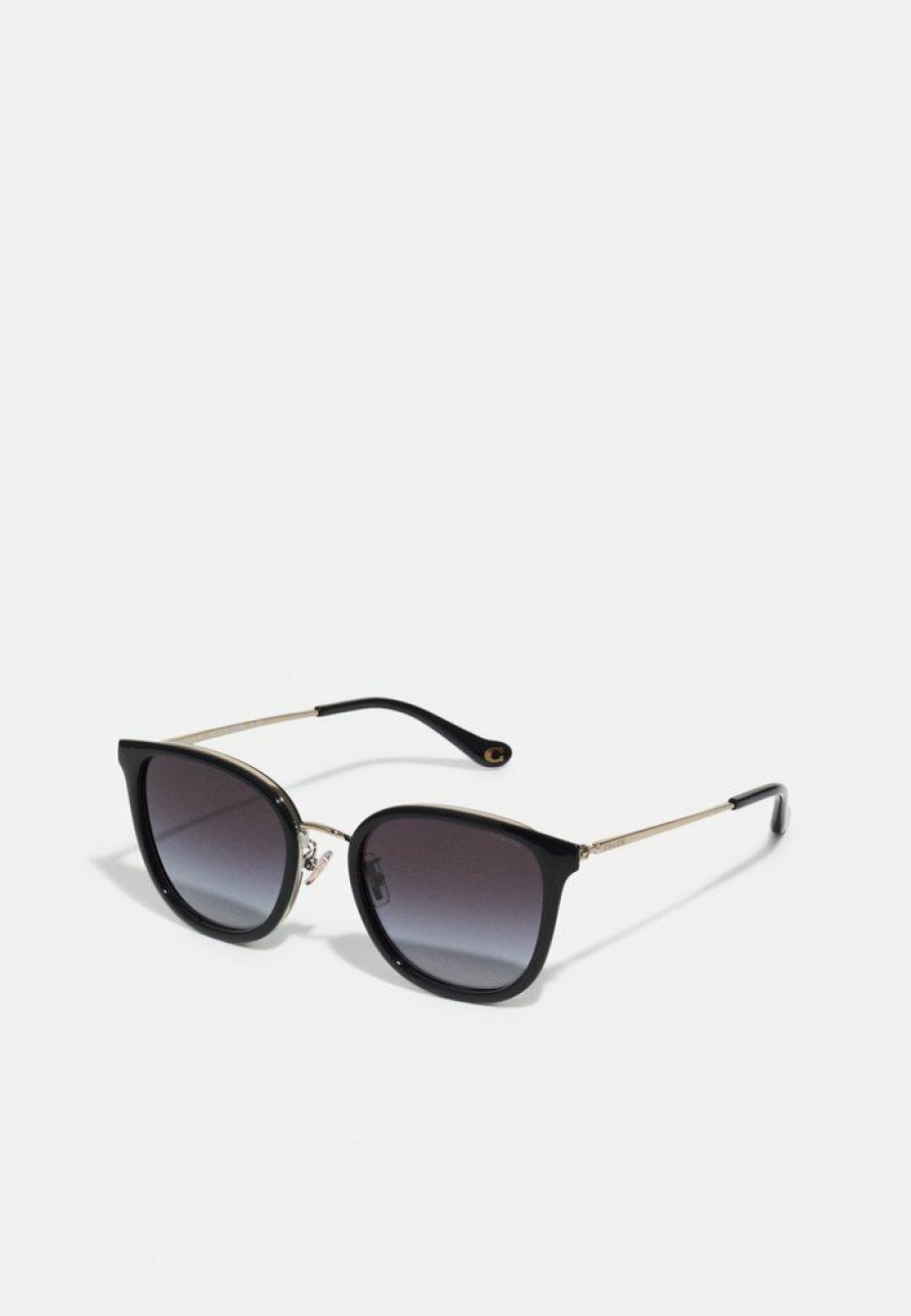 New New Coach Sunglasses Light Gold-Coloured/Black