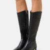 Best Brand New Coach Cindy Boot Platform Boots Black