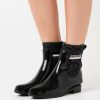 New Outlet Coach Rivington Rain Bootie Wellies Black