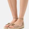 Wholesale Best Deal Coach Dillon Platform Sandals Taupe