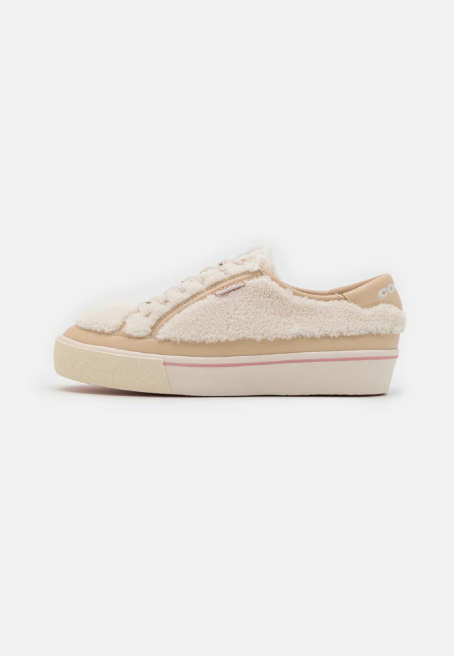 Clearance Outlet Coach Citysole Platform Trainers Natural/Chalk