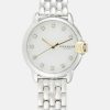 New Hot Sale Coach Arden Watch Silver-Coloured/White