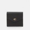 Wholesale Best Deal Coach Crossgrain Small Wallet Wallet Black