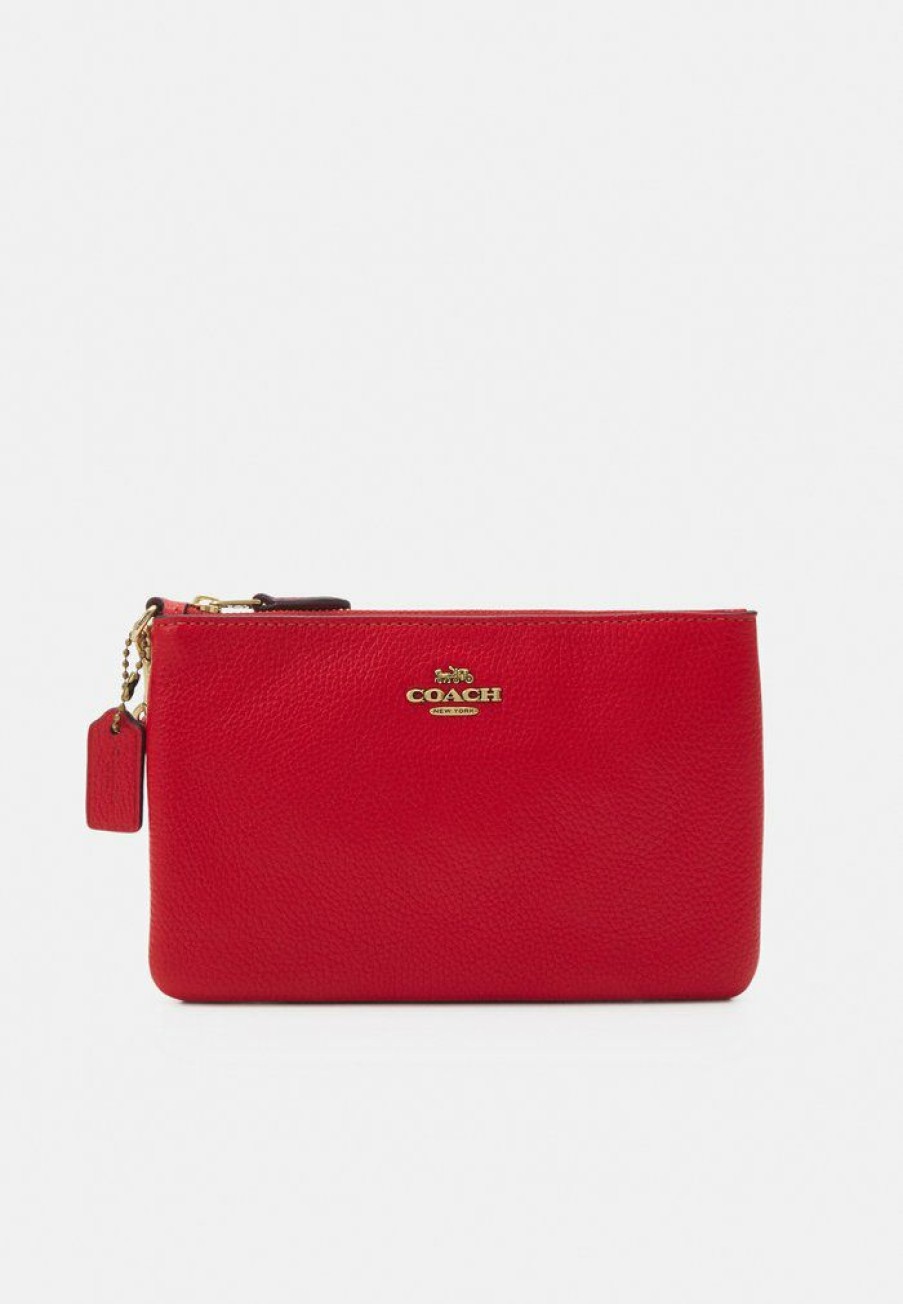 Online Cheapest Coach Small Wristlet Other Accessories Sport Red