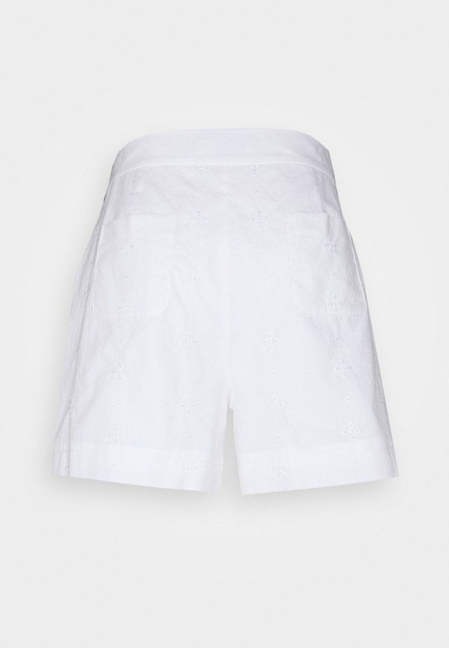 New Coupon Coach Broderie Anglaise Shorts Offwhite