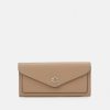 Clearance Coupon Coach Soft Wallet Wallet Taupe