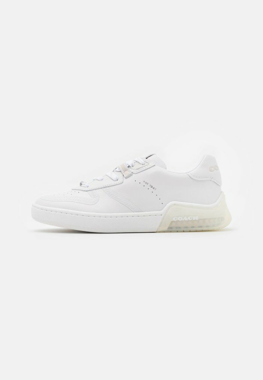 Clearance Coupon Coach Citysole Court Trainers Optic White