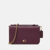 Online Discount Coach Crossgrain Bea Crossbody Across Body Bag Deep Berry