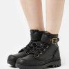 Best Discount Coach Trooper Mid Top Boot Lace-Up Ankle Boots Black