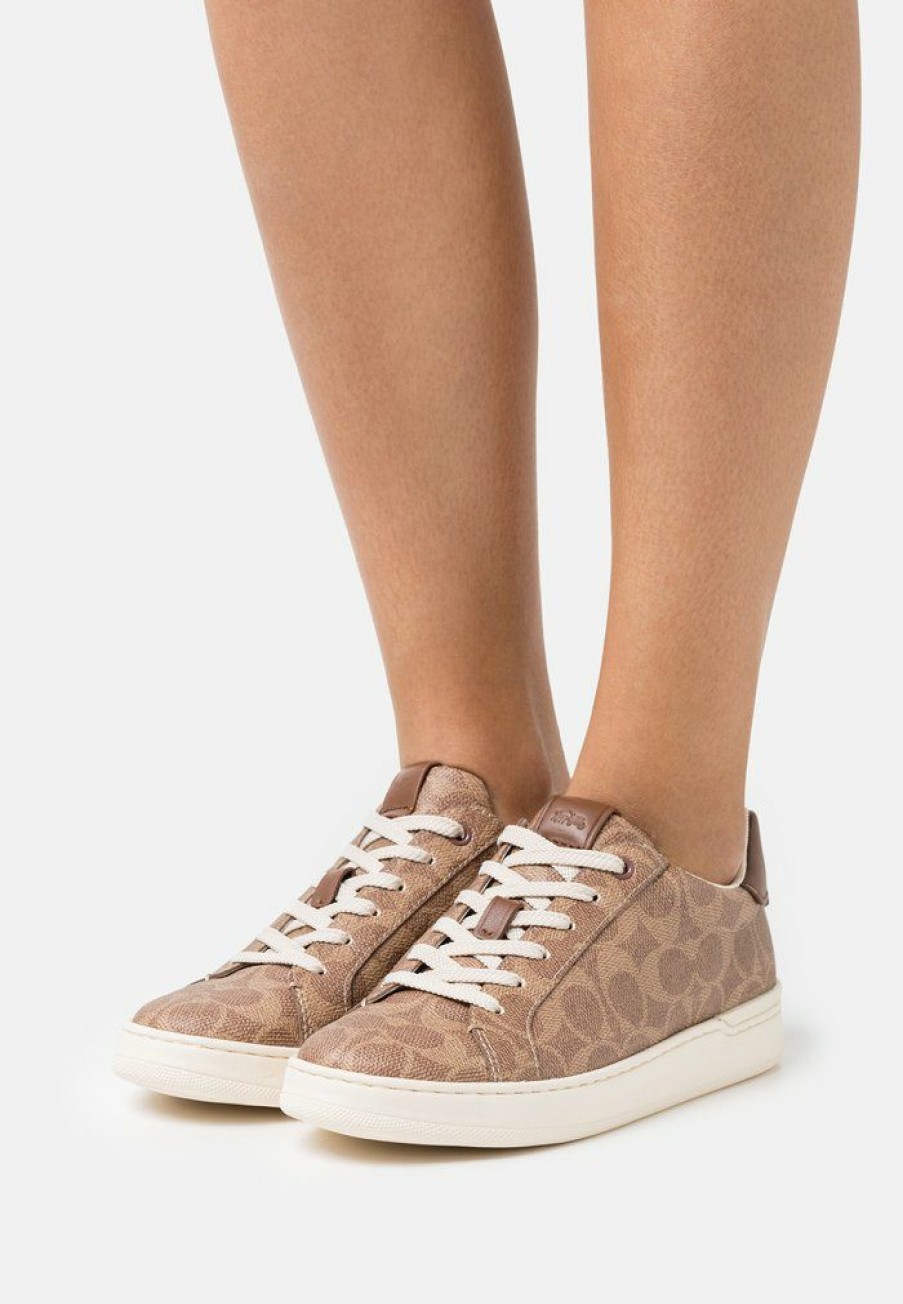 Best New Coach Lowline Coated Trainers Tan