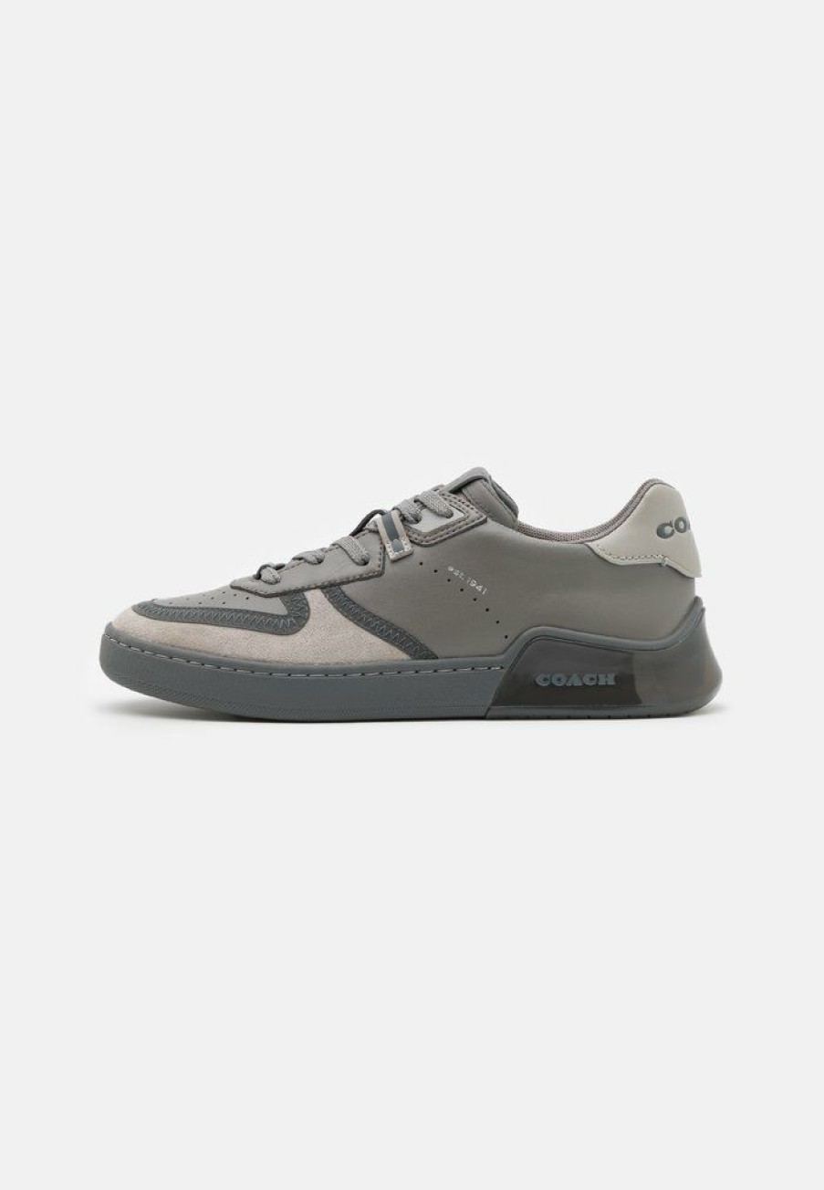 Online Top 10 Coach Citysole Court Trainers Heather Grey