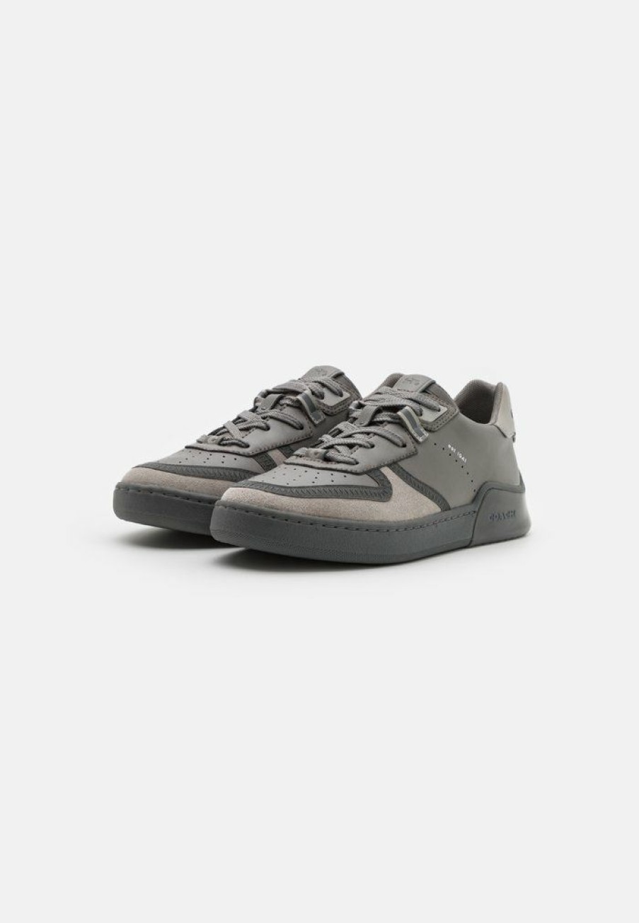 Online Top 10 Coach Citysole Court Trainers Heather Grey