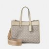 Online Hot Sale Coach Signature Field Tote Handbag Stone Ivory