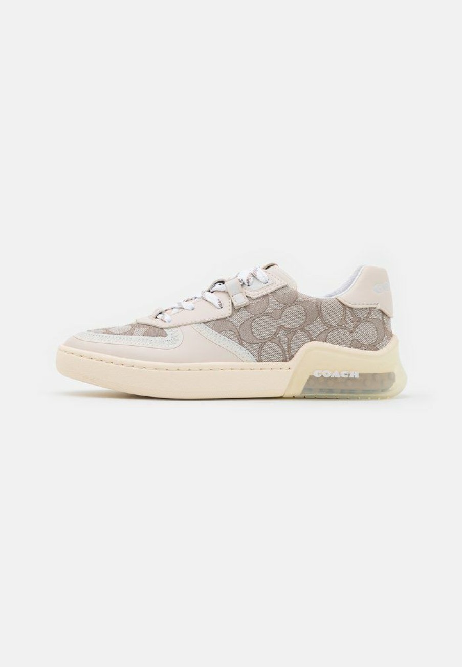 Clearance Budget Coach Citysole Court Trainers Stone/Chalk