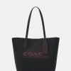 New Coupon Coach Colorblock Kia Tote Handbag Black Multi