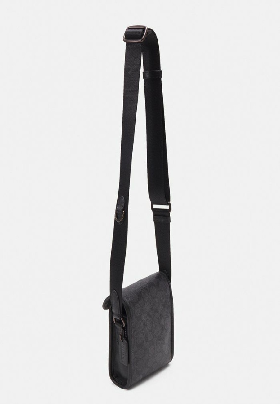 Best Outlet Coach Charter North South Crossbody With Hybrid In Signature Unisex Across Body Bag Charcoal