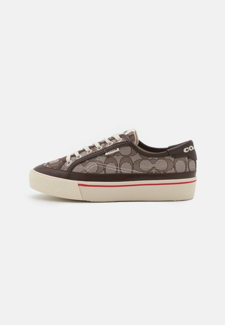 Online Brand New Coach Citysole Platform Trainers Oak/Saddle