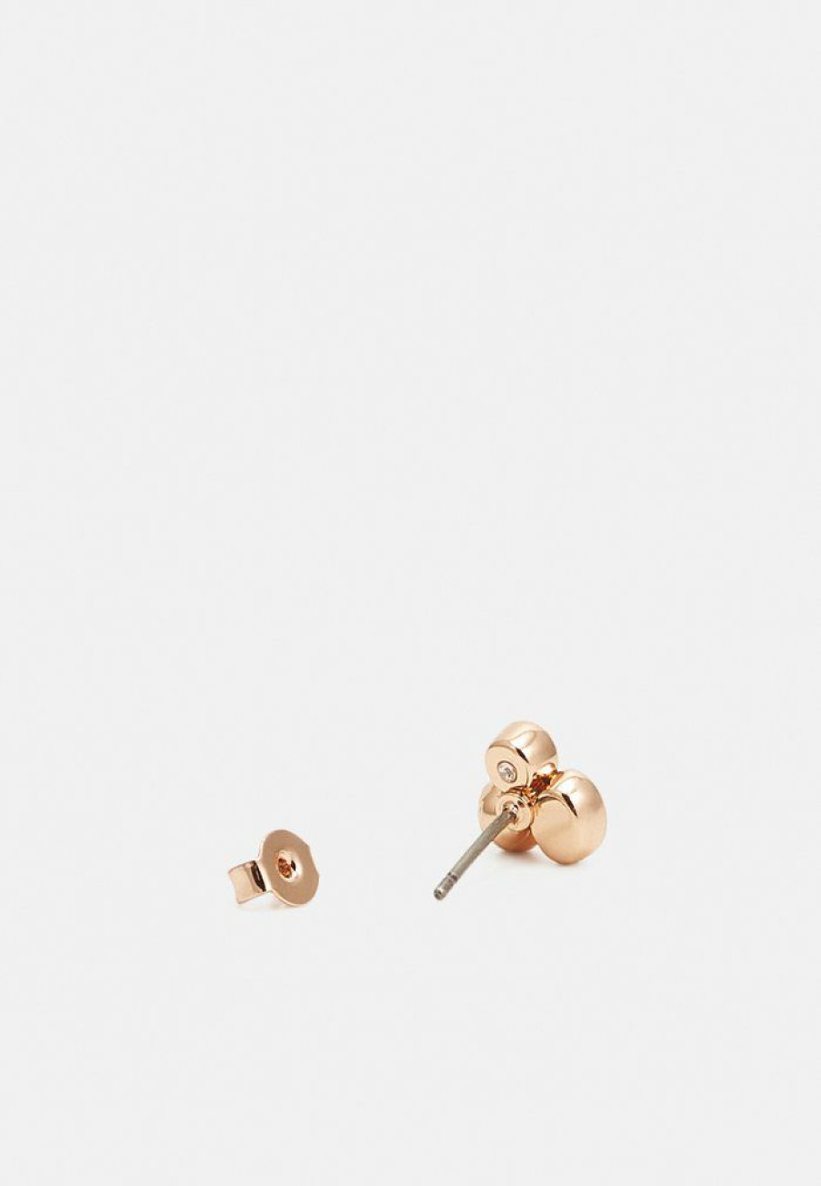 Clearance Outlet Coach Mini Tea Cluster Stud Earrings Rose Gold-Coloured/Multi