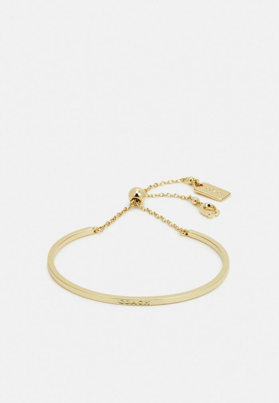 Online Budget Coach Slider Bangle Bracelet Gold-Coloured