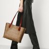 Wholesale Cheap Coach Signature Willow Tote Tote Bag Tan