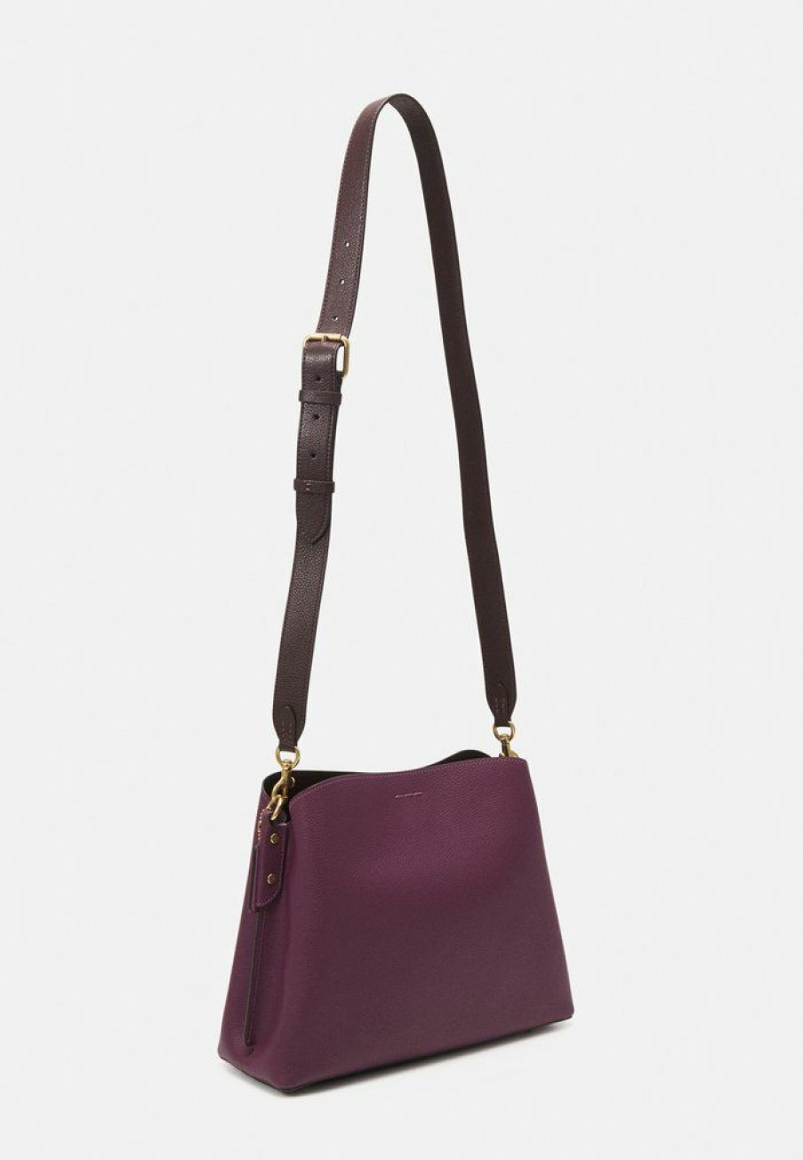 Hot Best Pirce Coach Shoulder Bag Handbag Deep Berry