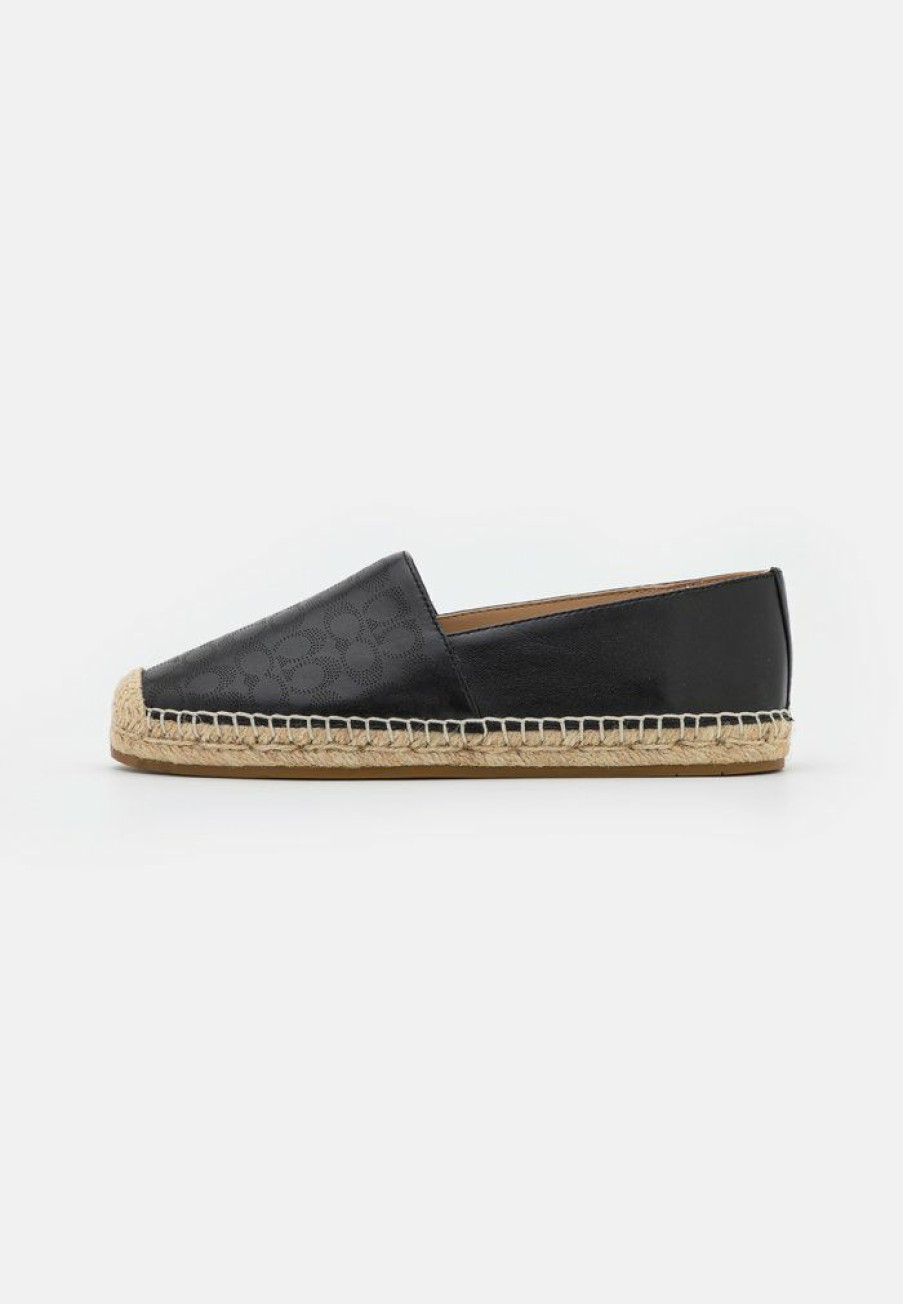 Online Hot Sale Coach Carley Espadrilles Black