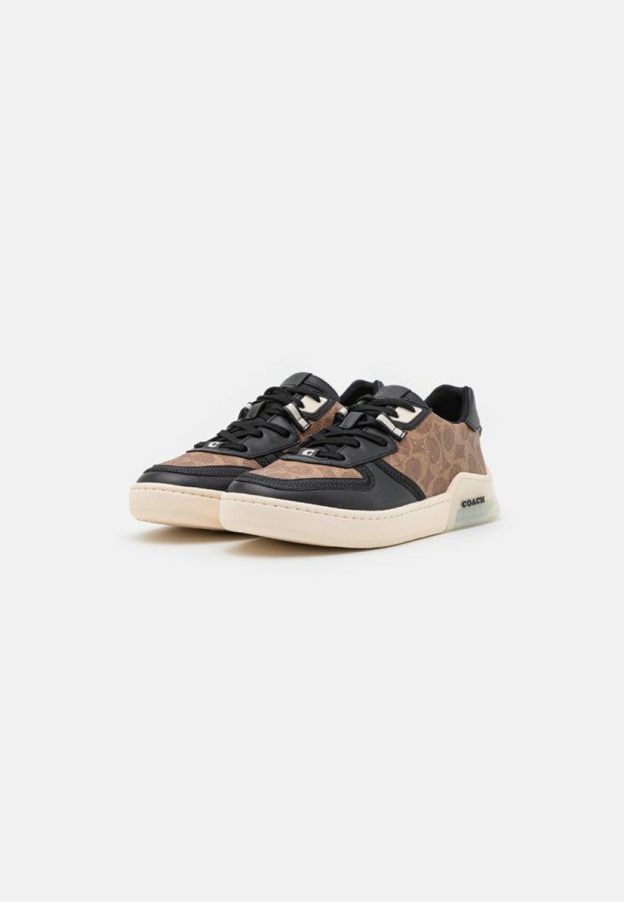 Best Best Sale Coach Citysole Signature Court Trainers Tan/Saddle