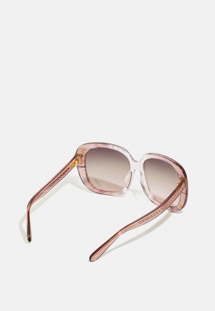 Online Cheap Coach Sunglasses Brown/Pink Gradient