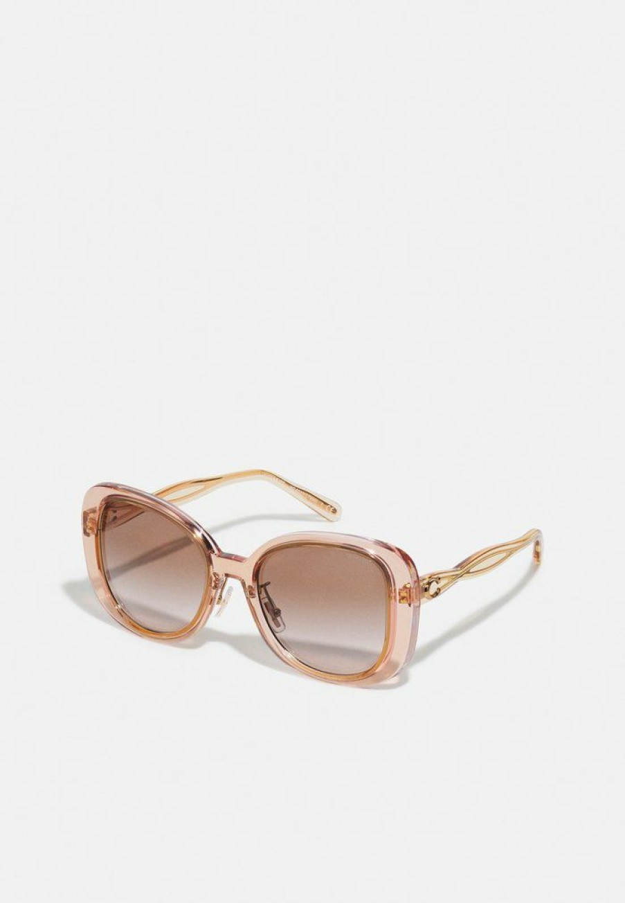 New Buy Coach Sunglasses Transparent Blush