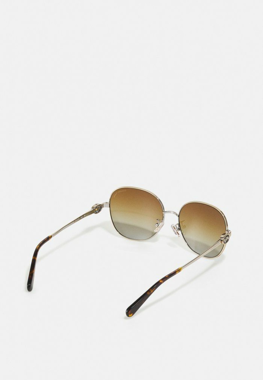 Online Best Reviews Of Coach Sunglasses Light Gold-Coloured