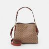 Online Flash Sale Coach Signature Willow Shoulder Bag Handbag Tan/Rust