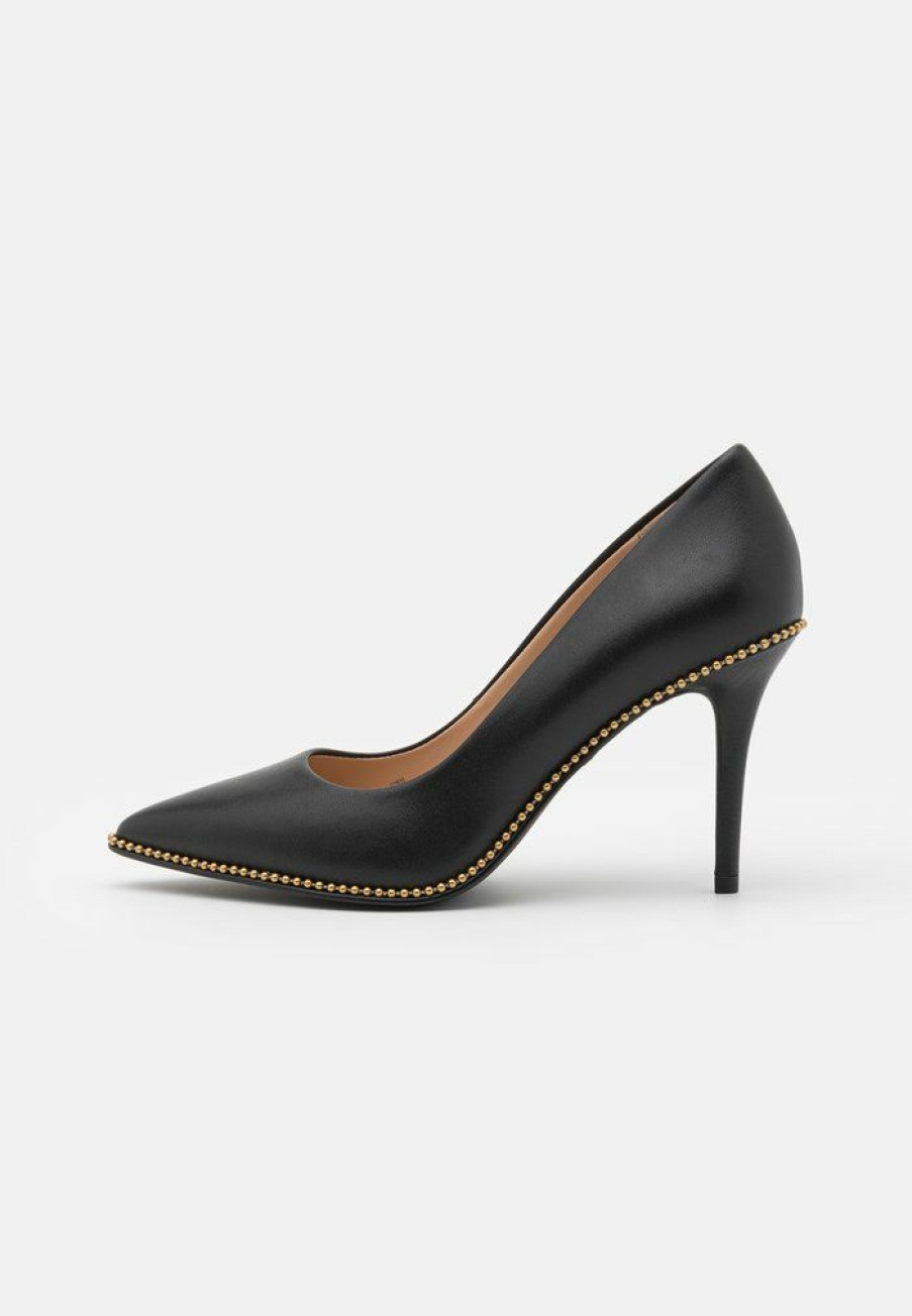 Best Best Deal Coach Waverly High Heels Black